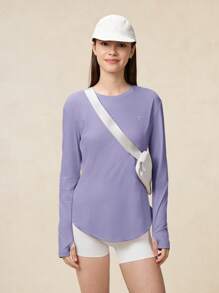 OutZeal 防晒 UPF50+ 凉爽防晒弧形下摆长袖T恤 女款带口袋