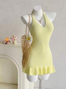 Sweetina Women's Sleeveless Solid Color Sundress, Fashion Summer Wear