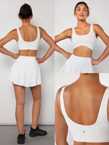 GLOWMODE FeatherFit™ Glow Figure Corset-Effect Sports Bra