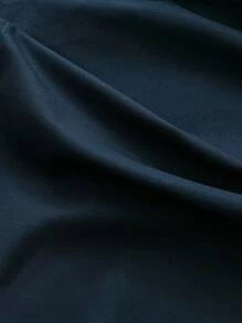 SHEIN CURVE+ Plus Size Women Stand Collar Long Sleeve Gradient Color Belted Versatile Fashion Casual Dress, Suitable For Daily Commute And Leisure Wear Fall Cloth For Women