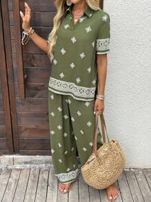 EMERY ROSE Women Two Pieces Outfits For Daily Wear - Multicolor - View 7