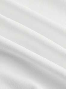 SHEIN MOD 浪漫梦幻白色花卉印花结露肩 T 恤 - 非常适合约会、节日、度假、波西米亚风格、生日和节日穿着、女士海滩