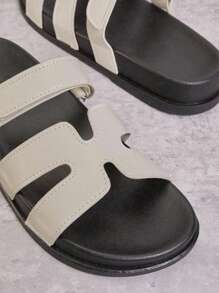 SHUZIA Women's Comfortable, Durable, Essential Flat Sandals - Beige - View 5