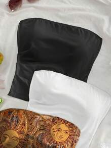 Soleia 3件套女士度假抹胸上衣