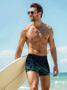 Manfinity Swimmode Men's Swimwear Shorts, Fashionable For Summer - Black - View 3