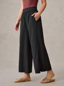 OutZeal 透气阔腿弹力七分裤度假休闲假日夏季