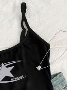 SHEIN Camiseta ajustada informal y deportiva como capa base para niña preadolescente - Blanco - Ver 4