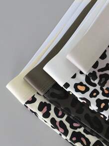 SHEIN 4pcs/Set Men Sexy Leopard Print Comfortable Boxer Briefs Multipack Underwear - Multicolor - View 4