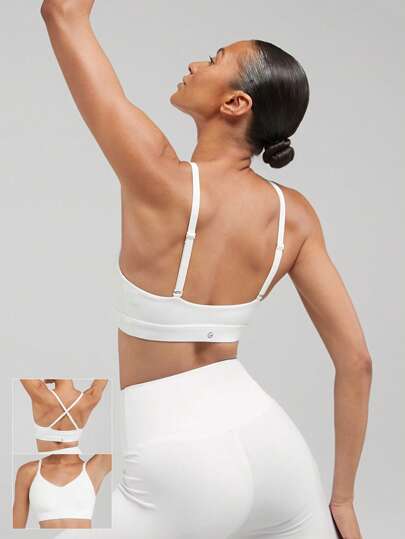 GLOWMODE FeatherFit™ Convertible Strap Sports Bra Fall Winter