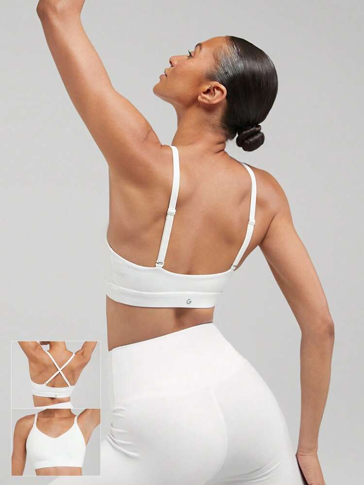 FeatherFit™ Convertible Strap Sports Bra  Spring Summer