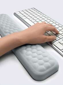 1 cái/bộ Tấm kê tay để bàn công thái học - Thiết kế công thái học, rất mềm mại và thoải mái, Tấm lót chuột - Thích hợp cho bàn máy tính và đồ dùng văn phòng - Tấm kê tay thoải mái để chơi game và làm việc, Thích hợp để thư giãn khi làm việc - Xám - Xem 4
