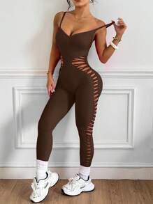 Slayoga Mono casual de unicolor para mujer, adecuado para el verano