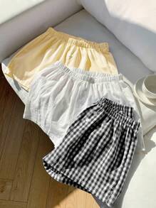 Comfortcana 多色梭织女式阔腿短裤