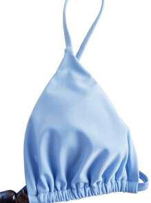 Swim Oasis 女士纯色比基尼套装和裙子，适合海滩度假