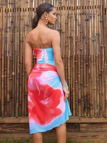 Swim Oasis Women's Beach Holiday Print One-Piece Swimsuit For Summer Beach Vacation - Multicolor - View 2