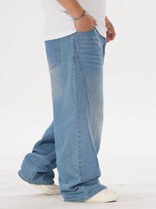Manfinity Hypemode Jeans di moda in denim di taglia oversize, adatti per l'estate