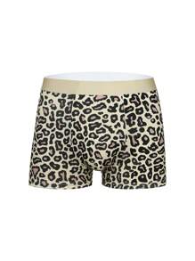 SHEIN 4pcs/Set Men Sexy Leopard Print Comfortable Boxer Briefs Multipack Underwear - Multicolor - View 7