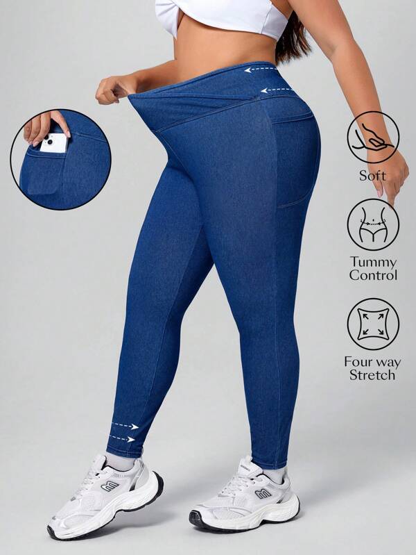 Flexra Plus Size Women Elastic Casual Sporty Jeans