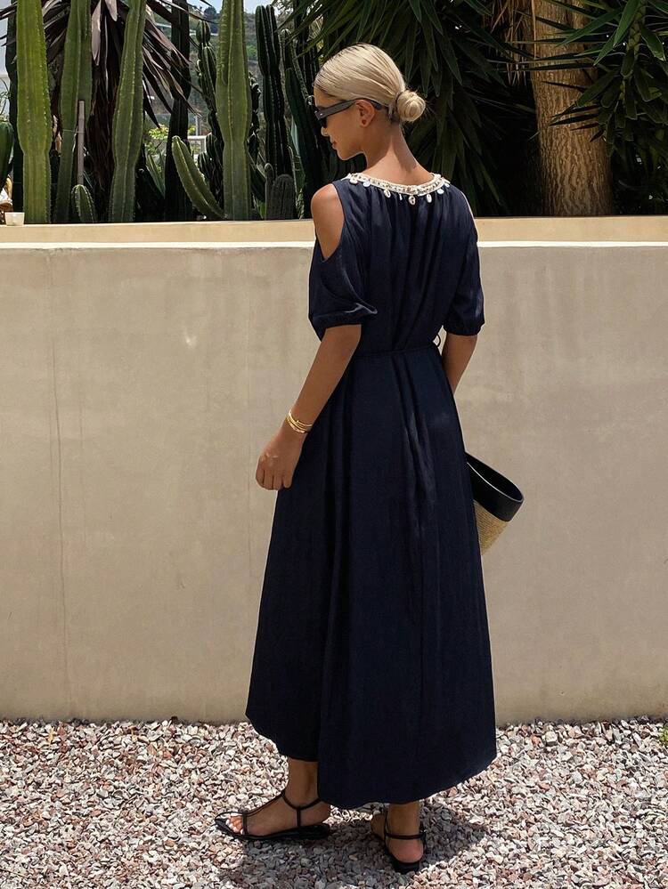 Women's Hollow-Out Dress, Spring/Summer