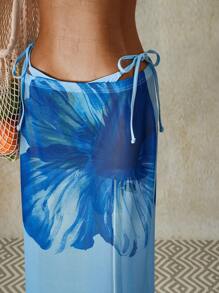 SHEIN ICON 女士夏季休闲节日印花罩衫裙，乡村音乐会 - 彩色 - 查看 7