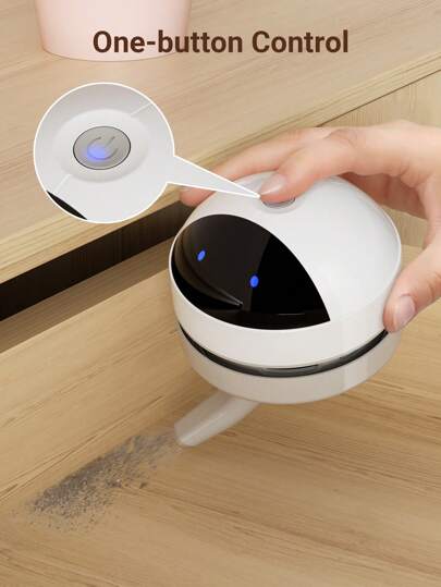 Teckwe Mini Desktop Stofzuiger Cleaner Wireless held, Creative Portable Dust Office Stationery view 7