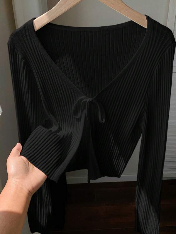 Comfortcana Chaquetas de punto informales de manga larga y unicolor, de peso ligero, para mujer