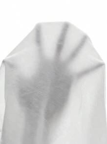 AXEPEAK Men Funny Reflective Cartoon Graphic Short Sleeve Tee, For Going Out, For Friends, Streetwear Edition - White - View 5