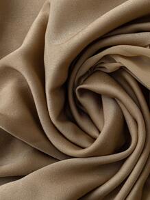 Franclia 女式夏季法式优雅简约醋酸纤维缎面网眼拼接吊带裙，长款