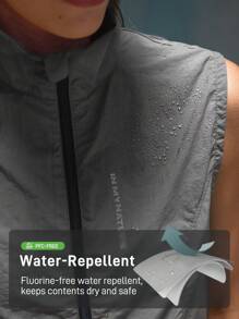 In My Nature Women's Outdoor Vest Jacket For Cycling, Camping, Hiking, City Commuting - Grey - View 4