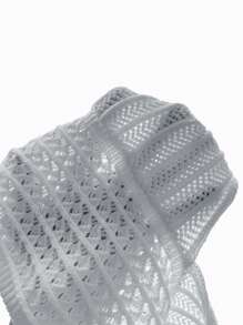 SHEIN MOD Trägertop mit geraffter Taille, strickig, elegant für Strandmusikfestivals