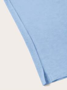 SHEIN EZwear 2pcs Women's Summer Knit Bodycon Camisole Dresses - Blue - View 6