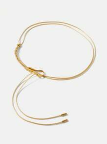 MOTF PREMIUM U-SHAPED BUCKLE KNOTTED WAIST BELT