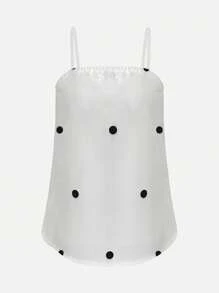 INAWLY Damen Mode Punkte 2-teiliges Set in Große Größen