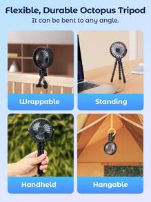 Teckwe 便携式风扇，简约时尚，适合日常休闲使用