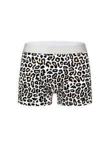 SHEIN 4pcs/Set Men Sexy Leopard Print Comfortable Boxer Briefs Multipack Underwear - Multicolor - View 5