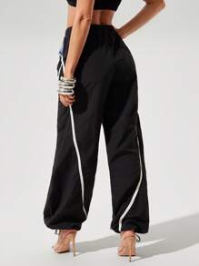 Denimoi Pantaloni tuta con bottoni frontali in jeans