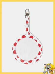 TOM & JERRY X SHEIN Mini-casserole plate à pois mignon, badge rond de dessin animé