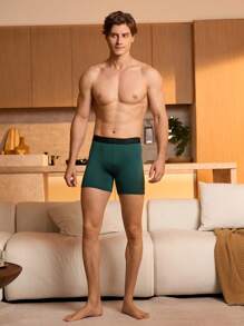 Manfinity Underwear&Sleepwear Basics 7 piezas/paquete Ropa interior casual para hombres con cintura tejida con letras