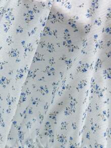 SHEIN 碎花修身孕妇/哺乳吊带裙