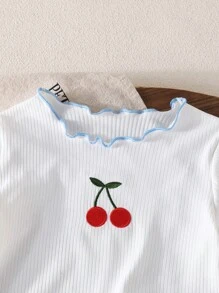 SHEIN Vintaside Kids Bộ trang phục mùa hè cho bé gái và bé trai 2 món - Áo thun cổ tròn tay ngắn kết hợp với quần short màu trơn - Nhiều màu - Xem 5