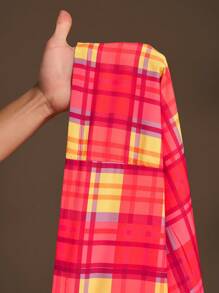 Slaydiva Plus Size Women Casual & Sweet Loose Belted Wide Leg Jumpsuit - B