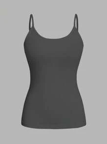 SHEIN EZwear 4 件套女士休闲简约吊带紧身短款上衣，适合夏季 - 彩色 - 查看 3