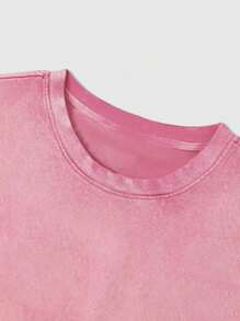 ROMWE MEN 2pcs Set Men's Stylish Casual Acid-Washed Leopard Print Graphic Design Tank Tops - Black - View 5