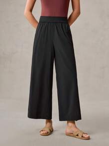 OutZeal 透气阔腿弹力七分裤度假休闲假日夏季