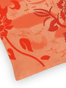 INAWLY Áo hai dây in họa tiết màu cam gợi cảm dành cho nữ mặc hàng ngày - Nhiều màu - Xem 4