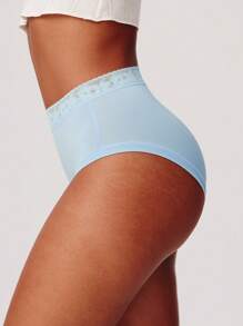 LUVLETTE 3-Pack High Rise TENCEL™ Modal Basic Briefs Airy Women Underwear Panties Set - Multicolor - View 10