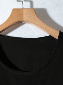 EMERY ROSE Women Long Sleeve Shirt, Autumn,Long Sleeve Tops - Black - View 5