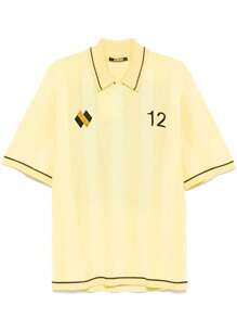 Manfinity Hypemode European And American New Stylish Blogger Design Sporty Contrast Embroidery Men Polo Shirt Yellow Top Men - Yellow - View 1