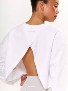 Musera Sport 女士运动卫衣，适合板式网球、网球、匹克球等运动，秋冬季健身房穿着。