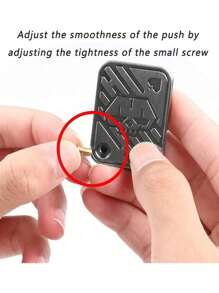 Metalowe zabawki Fidget - Metalowa karta do pokera Push Fidget Slider Zabawka antystresowa, męska zabawka EDC Fidget Toy Haptic Coin, zabawki na biurko Prezenty dla chłopaka i ojca